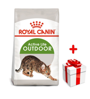 ROYAL CANIN  Outdoor 30 4kg karma sucha dla kotów dorosłych, wychodzących na zewnątrz + niespodzianka dla kota GRATIS
